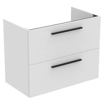 Ideal Standard I.life A Standard Matt White Wall-Mounted Bathroom Vanity Unit (H) 630mm (W) 800mm - image 1