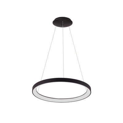 Luminosa Lighting Luminosa Vico 58Cm Led Pendant Ceiling Light Black 3000/4000K - image 1