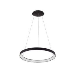Luminosa Lighting Luminosa Vico 58Cm Led Pendant Ceiling Light Black 3000/4000K