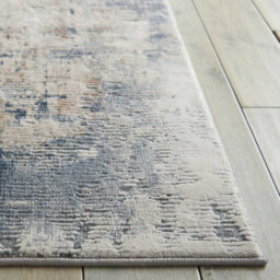 Beige/grey Rug, 10mm Thick Abstract Rug, Stain-Resistant Modern Luxurious Rug For Bedroom, & Dining Room-66Cm X 230Cm (Runner) - thumbnail 2