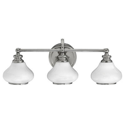 Luminosa Lighting Luminosa Ainsley 3 Light Indoor Wall Light Polished Chrome Ip44, G9 - image 1