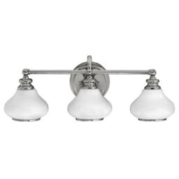 Luminosa Lighting Luminosa Ainsley 3 Light Indoor Wall Light Polished Chrome Ip44, G9 - thumbnail 1