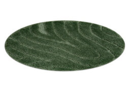 RugsX Bathroom Rug Supreme Circle Waves, Non-Slip, Soft - Green Circle 50 Cm - thumbnail 2