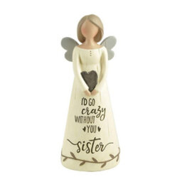 Feather & Grace Angel Figurine - Sister (I'd Go Crazy Without You) - thumbnail 1