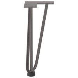 Berkfield Hairpin Legs For Coffee Table 4 Pcs Natural Steel 30 Cm Solid Steel - thumbnail 6