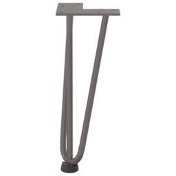 Berkfield Hairpin Legs For Coffee Table 4 Pcs Natural Steel 30 Cm Solid Steel - thumbnail 5