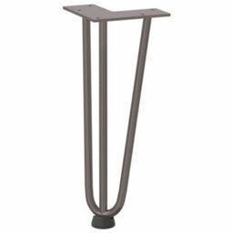 Berkfield Hairpin Legs For Coffee Table 4 Pcs Natural Steel 30 Cm Solid Steel - thumbnail 4