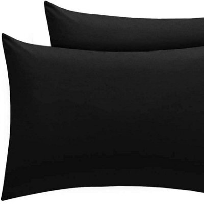 Homes & Linen Pillow Cases 200 Thread Count Egyptian Cotton Pillowcases 2 Pack Soft Cosy And Breathable Envelope Closure Cotton Pillow Cases 50X