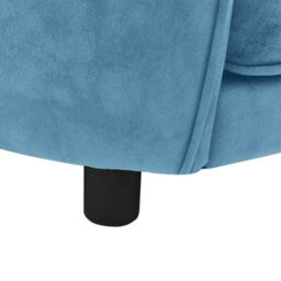 Berkfield Dog Sofa Turquoise 69X49X40 Cm Plush - thumbnail 8
