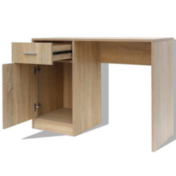 Walplus Shoe Storage Bench Oak 80X24X45 Cm - thumbnail 4