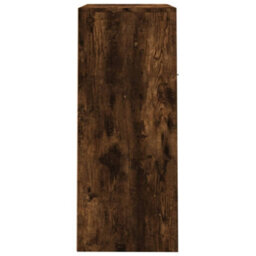 Berkfield Modern Shoe Cabinet Smoked Oak 60X35X84 Cm Engineered Wood - thumbnail 7
