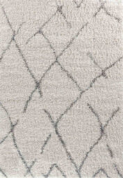 Moroccan Berber Shaggy Rugs Living Room Scandi Light Cream 80X150 Cm - thumbnail 2