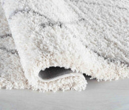 Moroccan Berber Shaggy Rugs Living Room Scandi Light Cream 80X150 Cm - thumbnail 4