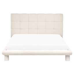 Beliani Bed Boucle Cressat 160 X 200 Cm (Eu King Size) Off-White - thumbnail 6