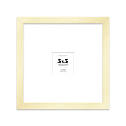 "5X5"" Gold Picture Frame - 5X5"" Square Frame With 1X1"" Mount For 5X5""/1X1"" Pictures Art Deco Style Room Decor, 1 Pack" - thumbnail 1
