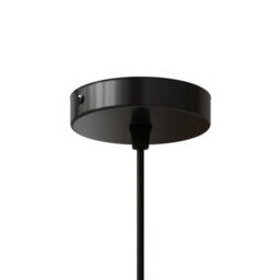 Living And Home Single Lamp Black Iron Cage Chandelier For Kitchen Island, Bedroom And Dining Room, E27 Lamp Base, Bulb Not Included - thumbnail 7