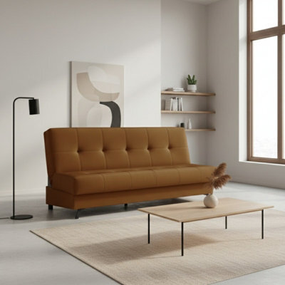 Enduro Xiii Modern Upholstered Living Room Sofa Comfortable Stylish Seating For Relaxing Various Colours Mustard - image 1