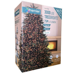 Premier - 3000 Led Multi Action Treebrights With Timer - Vintage Gold/green - thumbnail 9