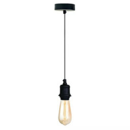Industrial Pendant Light Fitting 95Cm Height Adjustable Metal E27 Holder Ceiling Hanging Light For Living, Dining & Kitchen - thumbnail 5