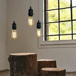 Industrial Pendant Light Fitting 95Cm Height Adjustable Metal E27 Holder Ceiling Hanging Light For Living, Dining & Kitchen - thumbnail 2