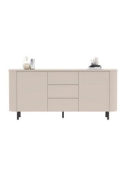 FurniComp LTD Furnicomp Palermo 180Cm 2 Door 3 Drawer Large Curved Sideboard - Cashmere - thumbnail 6