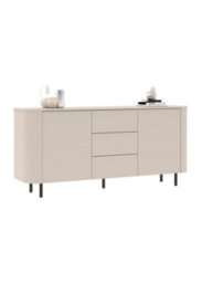 FurniComp LTD Furnicomp Palermo 180Cm 2 Door 3 Drawer Large Curved Sideboard - Cashmere - thumbnail 5