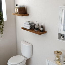 Songmics Wall Shelf, Floating Shelf, Hanging Shelf, For Books, Photos, Decoration, 80 X 20 X 3.8 Cm, Mdf For Living Room, Kitchen - thumbnail 5