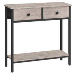 75X24X75Cm Console Hallway Table With 2 Fabric Drawers - thumbnail 3