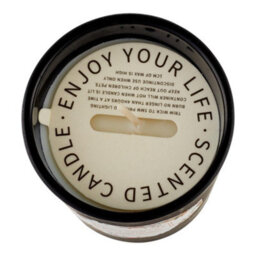 Living And Home Long-Lasting Blackberry And Laurel Scented Natural Soy Wax Candle In Black Glass Jar - thumbnail 6