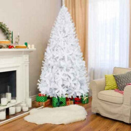 6Ft 180Cm White Artificial Christmas Tree With Stand - thumbnail 6