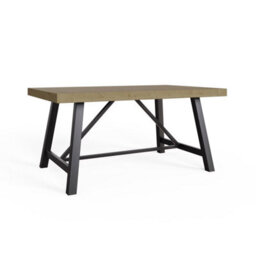 Fwstyle 1.6M Dining Table Solid Pine Modern Design - thumbnail 3