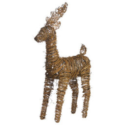 Beliani Christmas Decoration Led Grindavik Reindeer 97 Cm Natural - thumbnail 4