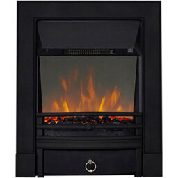 Focal Point Soho 2Kw Cast Iron Effect Inset Electric Fire With Reflective Glass Flame (H)59.6Cm (W)48.5Cm (D)15.4Cm