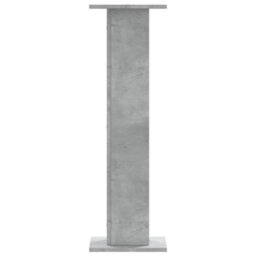 Walplus Plant Stands 2 Pcs Concrete Grey 30X30X95 Cm Engineered Wood - thumbnail 4