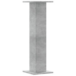Walplus Plant Stands 2 Pcs Concrete Grey 30X30X95 Cm Engineered Wood - thumbnail 5