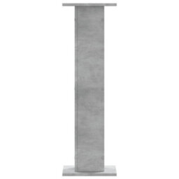 Walplus Plant Stands 2 Pcs Concrete Grey 30X30X95 Cm Engineered Wood - thumbnail 6