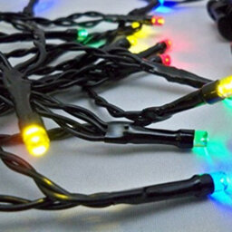Best Artificial 200 Multi-Coloured Led's Black Cable Connectable Outdoor Garden Party Waterproof String Lights (20M) Low Voltage Plug - thumbnail 6