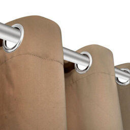 Berkfield Elegant Blackout Curtains 2 Pcs With Metal Eyelets 135X175 Cm Cream - thumbnail 4