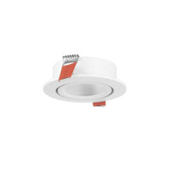 Luminosa Lighting Luminosa Sicro Adjustable 8Cm Recessed Downlight White Gu10 8W