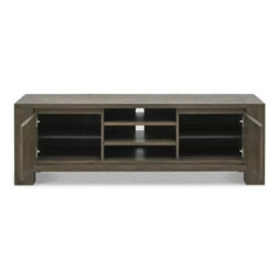 Xample Bentley Designs Sierra Dark Oak Entertainment Unit For Tvs Up To 65 Inch, Fumed Oak Finish, 2 Cupboards, 2 Shelves, Solid Oak - thumbnail 4