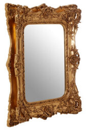 Orsina Elegant Gold Bevelled Edge Wall Mirror, Versatile Hallway Mirror For Bedroom, Functional Lounge Mirror - thumbnail 2