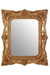 Orsina Elegant Gold Bevelled Edge Wall Mirror, Versatile Hallway Mirror For Bedroom, Functional Lounge Mirror - thumbnail 1