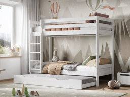 Flair Noomi Nora Wooden Bunk Bed - White - thumbnail 4