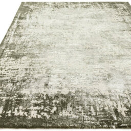 Furniturebox Uk Iona Textured Green Border Rug 120X170 - thumbnail 3