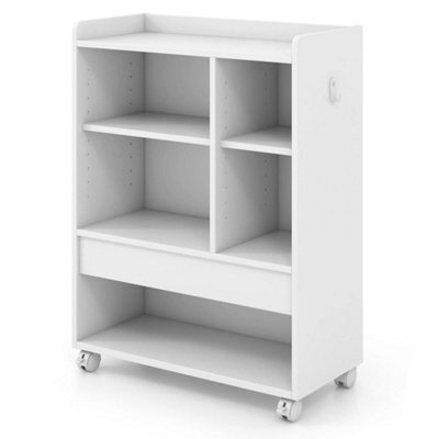 Rolling File Cabinet Storage Cabinet Bedroom Mobile Printer Stand - image 1