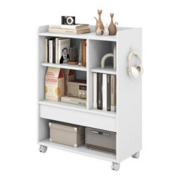 Rolling File Cabinet Storage Cabinet Bedroom Mobile Printer Stand - thumbnail 4