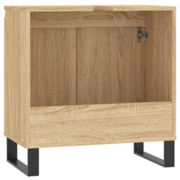 Berkfield Bathroom Cabinet Sonoma Oak 58X33X60 Cm Engineered Wood - thumbnail 7