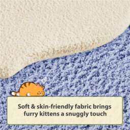 Yaheetech Blue/beige 90Cm Tall Ocean Cat Tower With Transparent Cat Bed - thumbnail 6