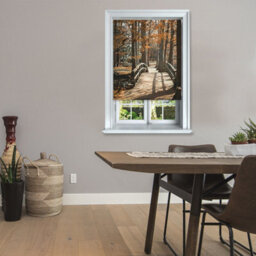 Lister Cartwright Photographic Blackout Roller Blinds For Bedroom Windows - (60 X 140 Cm) - Park Bridge - thumbnail 4