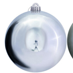 Christmas Tree World 15Cm Silver Bauble Set Shiny/matt (20 Pc) - thumbnail 4